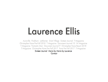Tablet Screenshot of laurenceellis.com